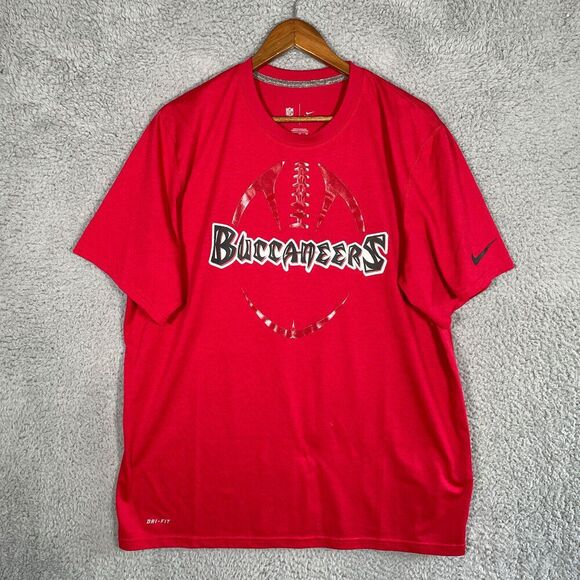 Tampa Bay Buccaneers Mens XL Red NFL Nike Team Apparel - Picture 1 of 9